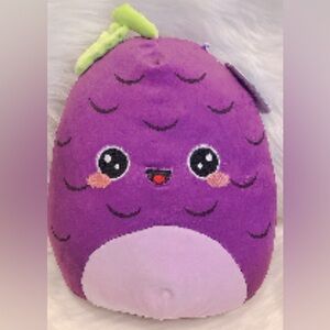 NWT Liz the Boysenberry 12" Squishmallow KnottsBerry Farm Check In Series